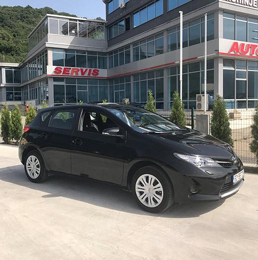 Toyota Auris for rent in Budva
