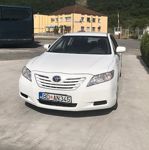 Toyota Camry for SUV Rental Montenegro